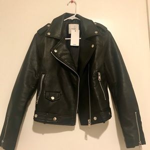 BRAND NEW MANGO LEATHER JACKET